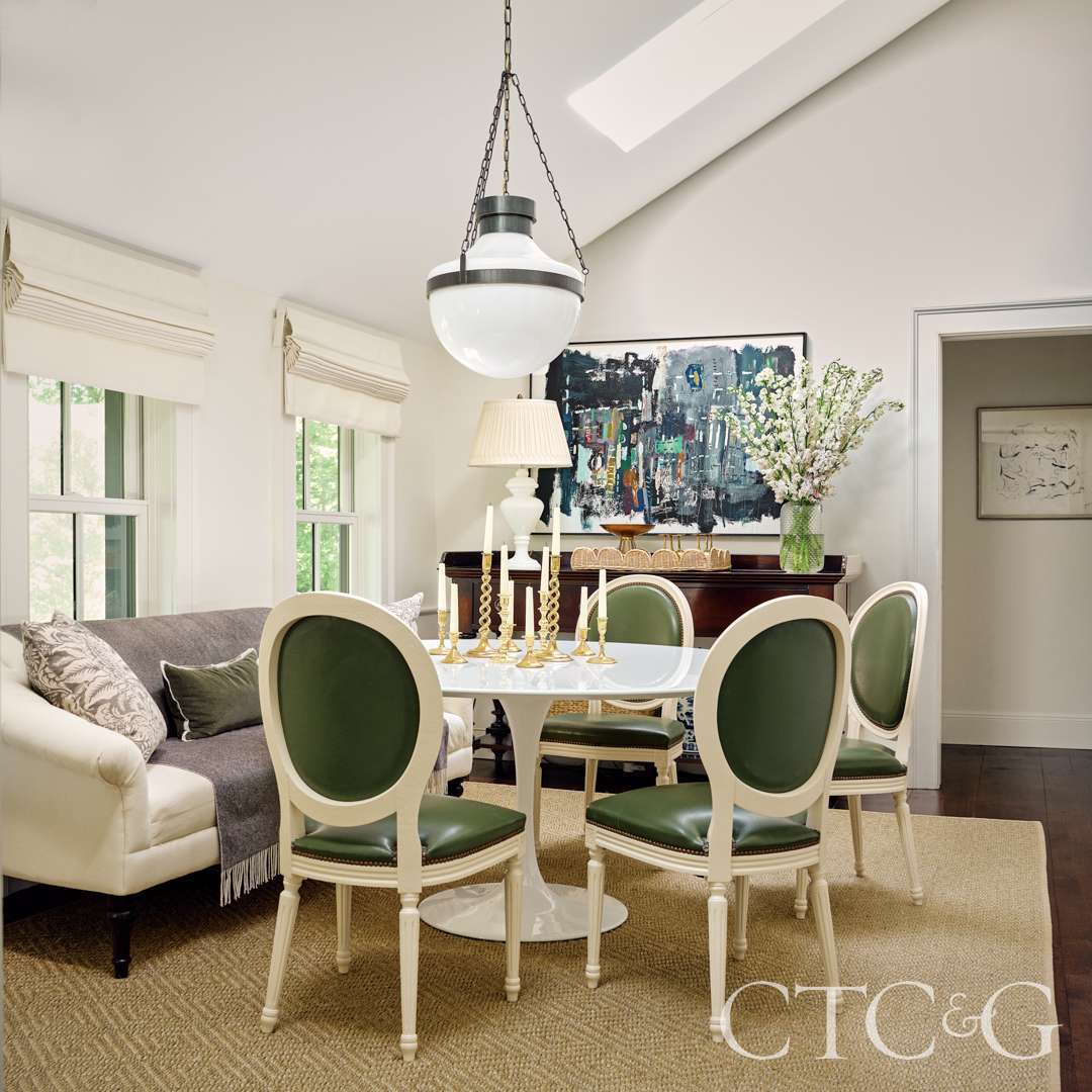A Connecticut country-chic-style home