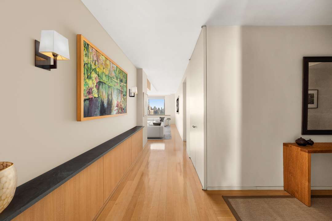 Unique painting adds color to hallway