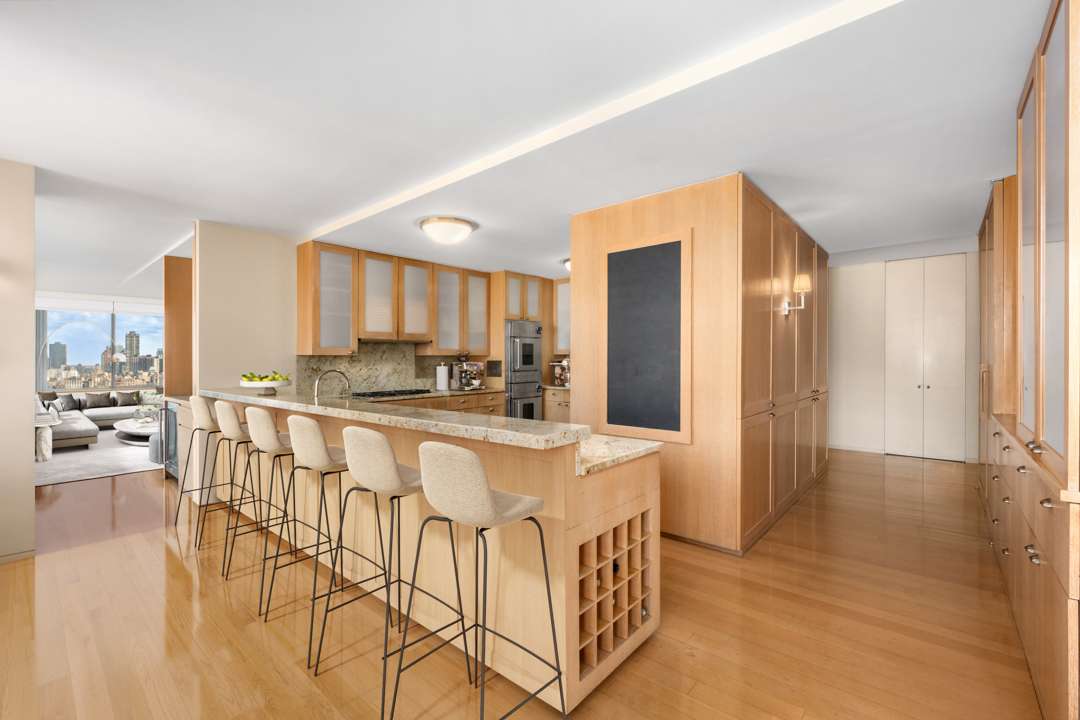 Spacious, wooden kitchen