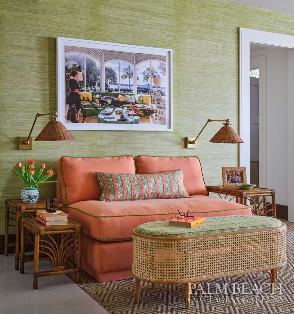 A colorful and lively Palm Beach condo