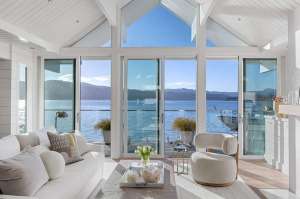 An Interior Designer’s Waterfront 1960s Midcentury Modern Lists on Belvedere Island