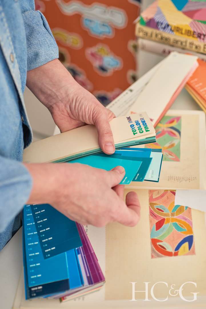 Carefully collected color charts