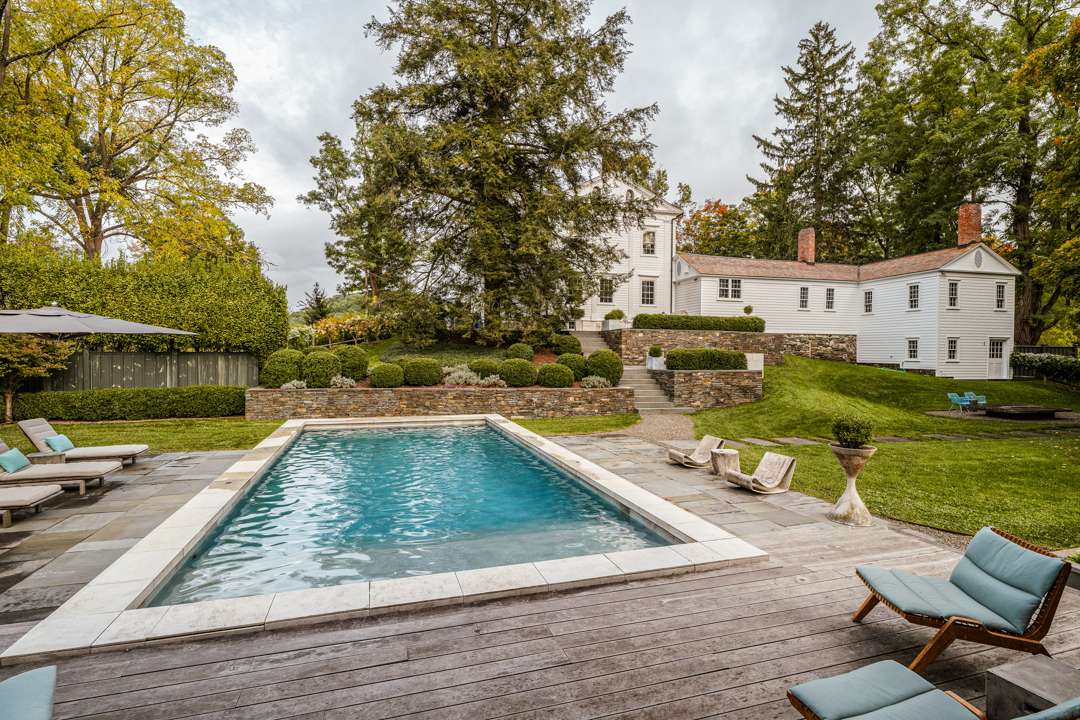 Outdoor pool and patio