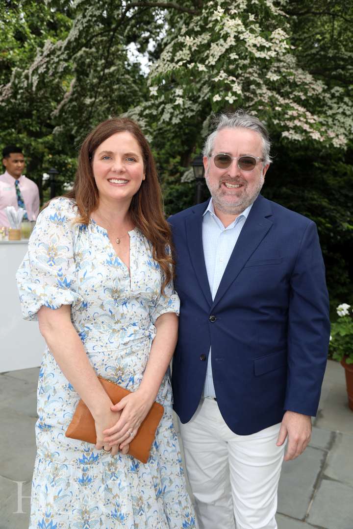 Kara Marmion and Clinton Smith at Shade Store celebration at The Hedges Inn