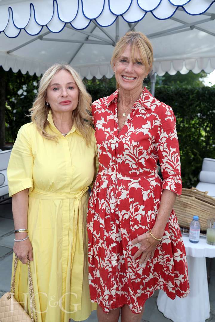 Symona Kitchen and Pamela Eldridge at Shade Store celebration at The Hedges Inn