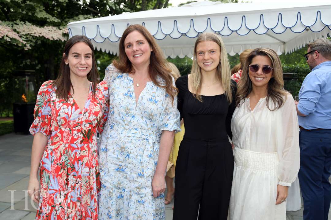 Jennifer Lawson, Kara Marmion, Elizabeth Giedosh, and Dianna Ferretti at Shade Store celebration at The Hedges Inn