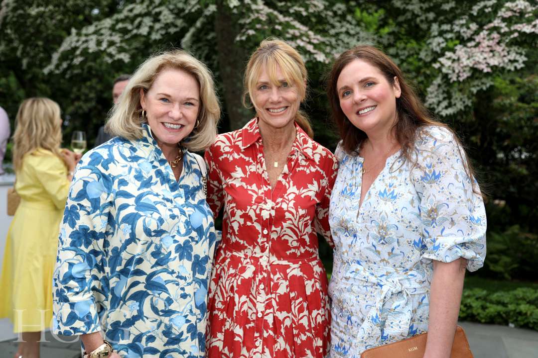 Libby Langdon, Pamela Eldridge, and Kara Marmion at Shade Store celebration at The Hedges Inn