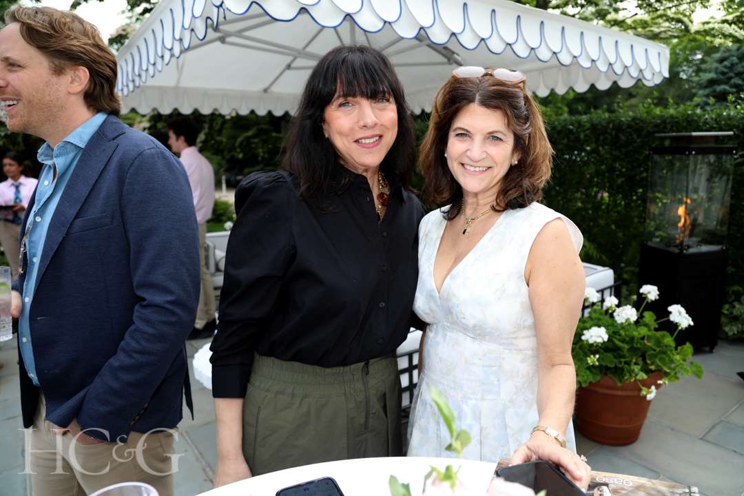 Susan Calabria and Wendy Horwitz at Shade Store celebration at The Hedges Inn