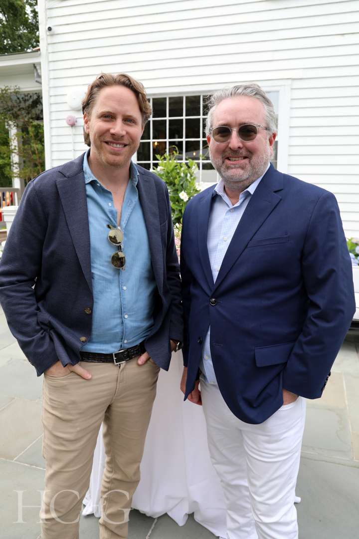 Jon Avedon and Clinton Smith at Shade Store celebration at The Hedges Inn