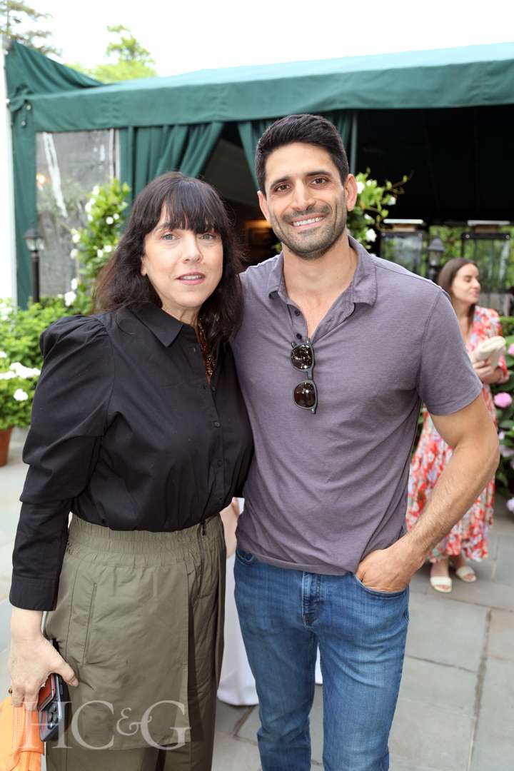 Susan Calabria and Michael Tagliavia at Shade Store celebration at The Hedges Inn