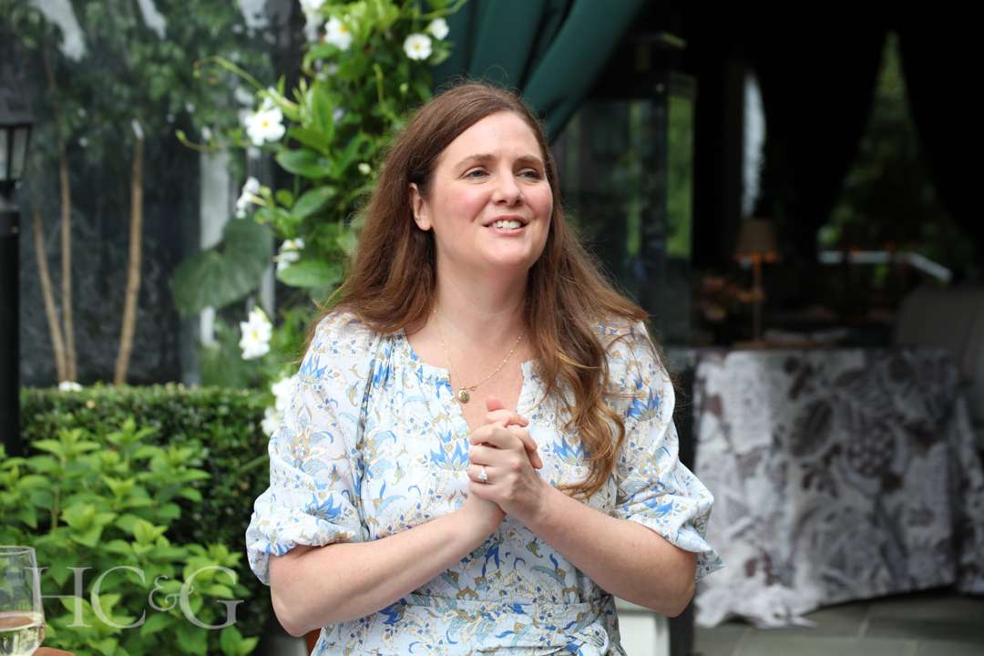 Kara Marmion at Shade Store celebration at The Hedges Inn