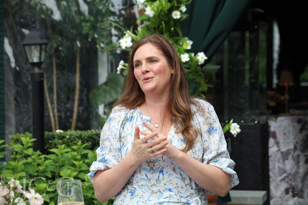 Kara Marmion at Shade Store celebration at The Hedges Inn