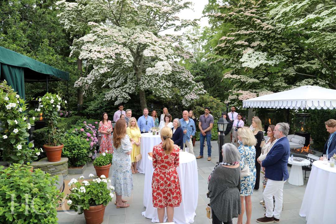 Guests at Shade Store celebration at The Hedges Inn