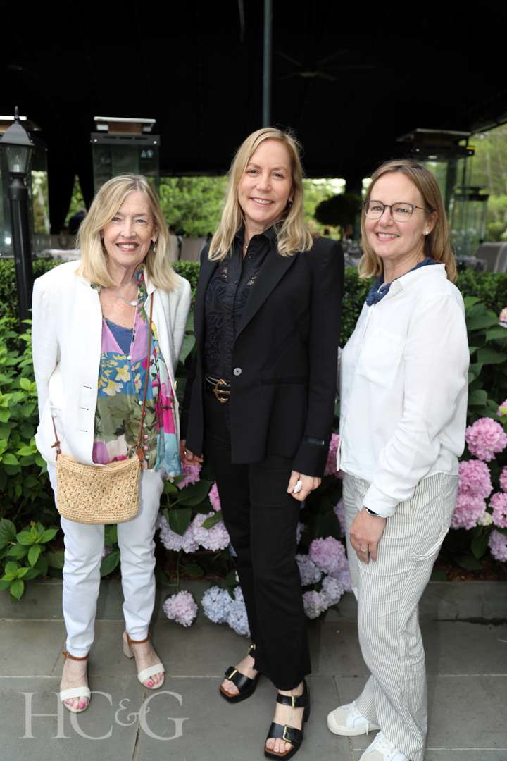 Suzanne Kelley, Denise Wilder, and Shannon Wiley at Shade Store celebration at The Hedges Inn