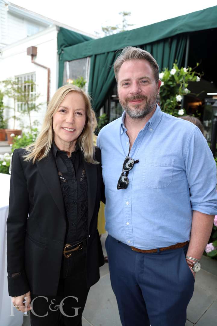 Denise Wilder and Charlie Kavic at Shade Store celebration at The Hedges Inn