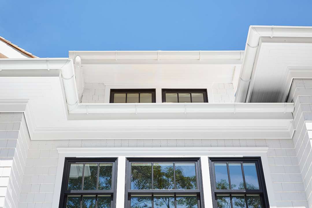 Coastal House with white trim