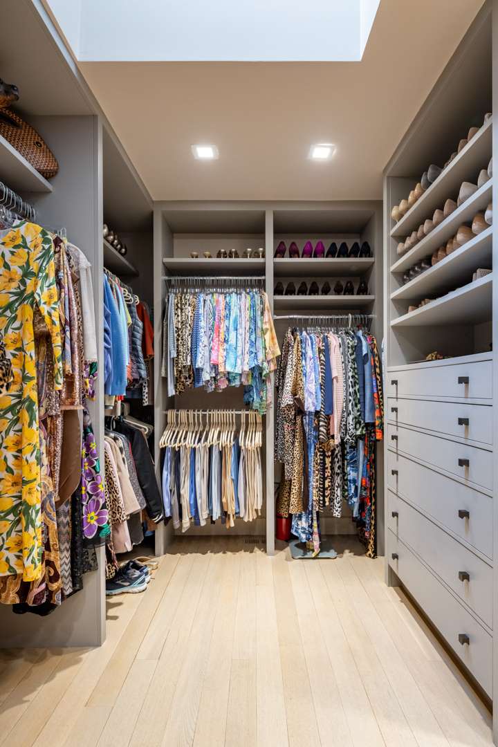 Colorful closet