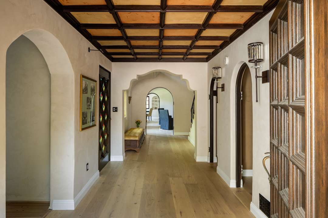 Bob Barker Former LA Home Hallway with Archways