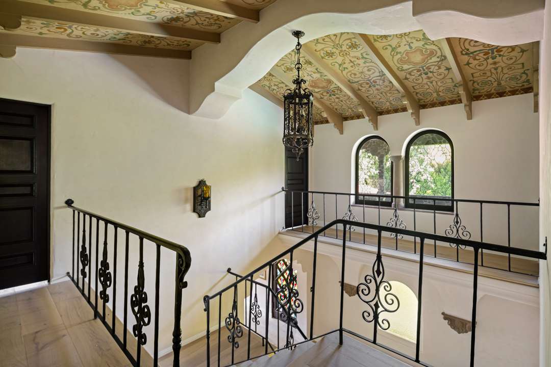 Bob Barker Former LA Home Staircase