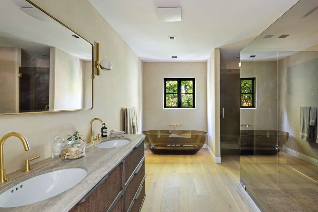 Bob Barker Former LA Home Primary Bathroom