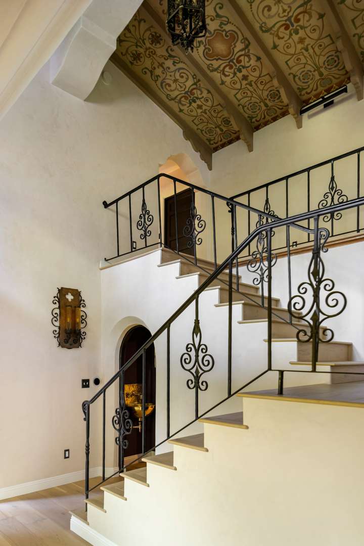 Bob Barker Former LA Home Staircase