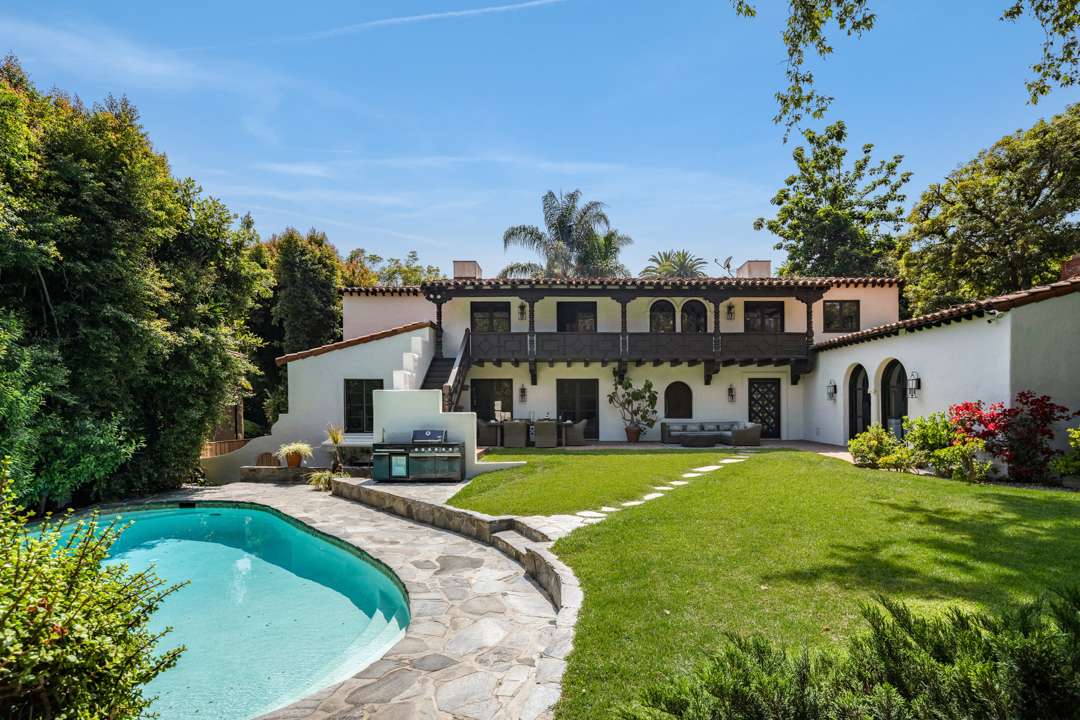 Bob Barker Former LA Home Backyard with Pool