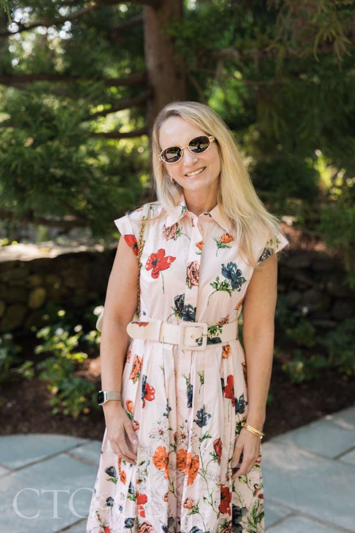 Maria Aspillaga at Champagne on the Deck