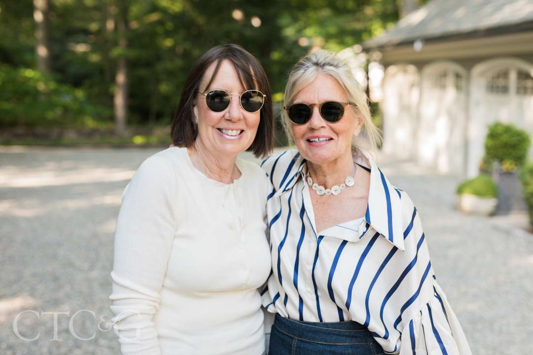 Amy Leonard and Ingrid Lees at Champagne on the Deck