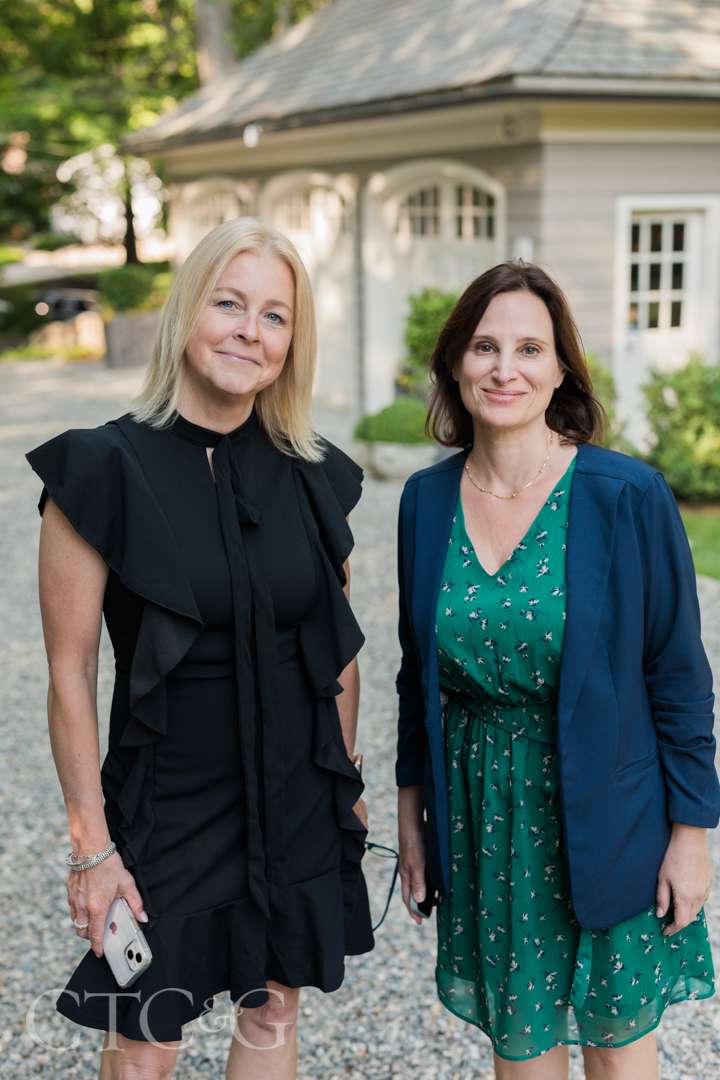 Shelly Woods and Rosalia Sanni at Champagne on the Deck