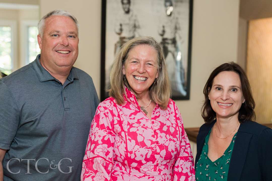 Brandon Jones, DJ Carey, and Rosalia Sanni at Champagne on the Deck
