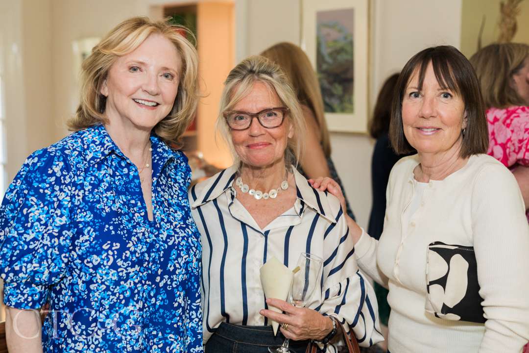 Marianne Howatson, Ingrid Lees, and Amy Leonard at Champagne on the Deck