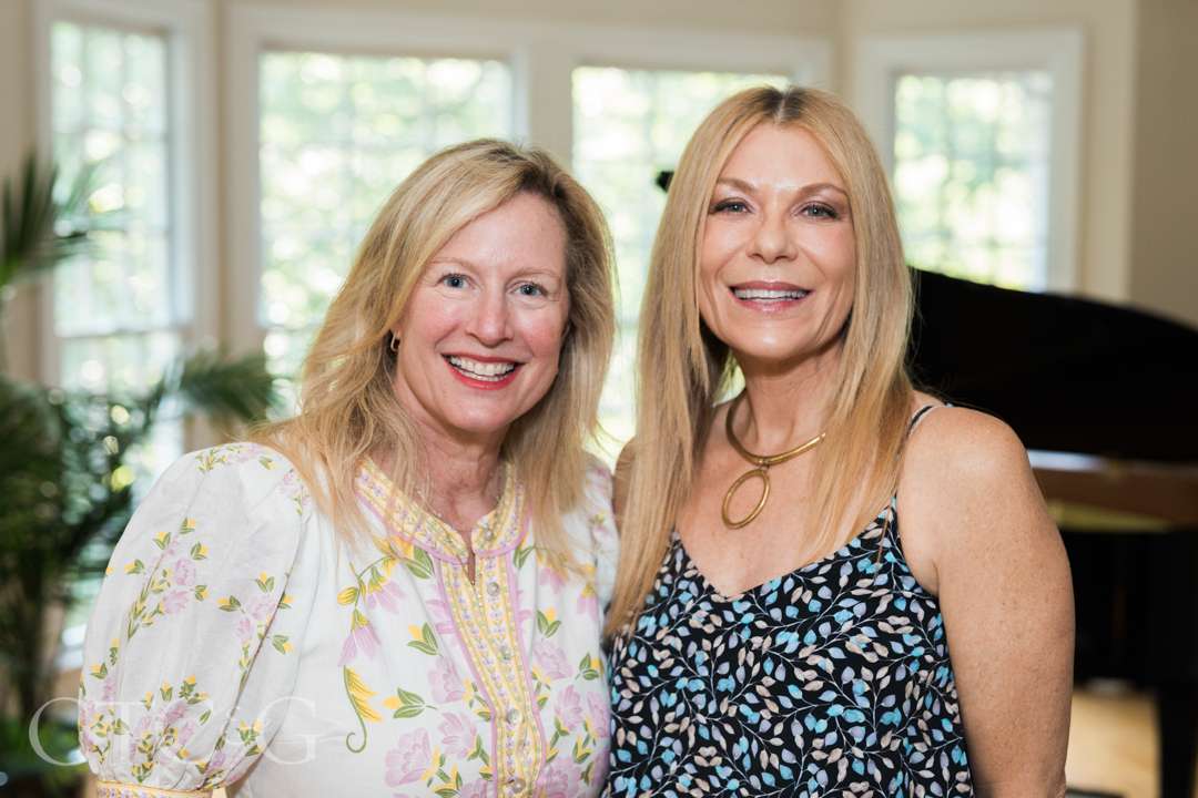 Amy Zolin and Denis Davies at Champagne on the Deck