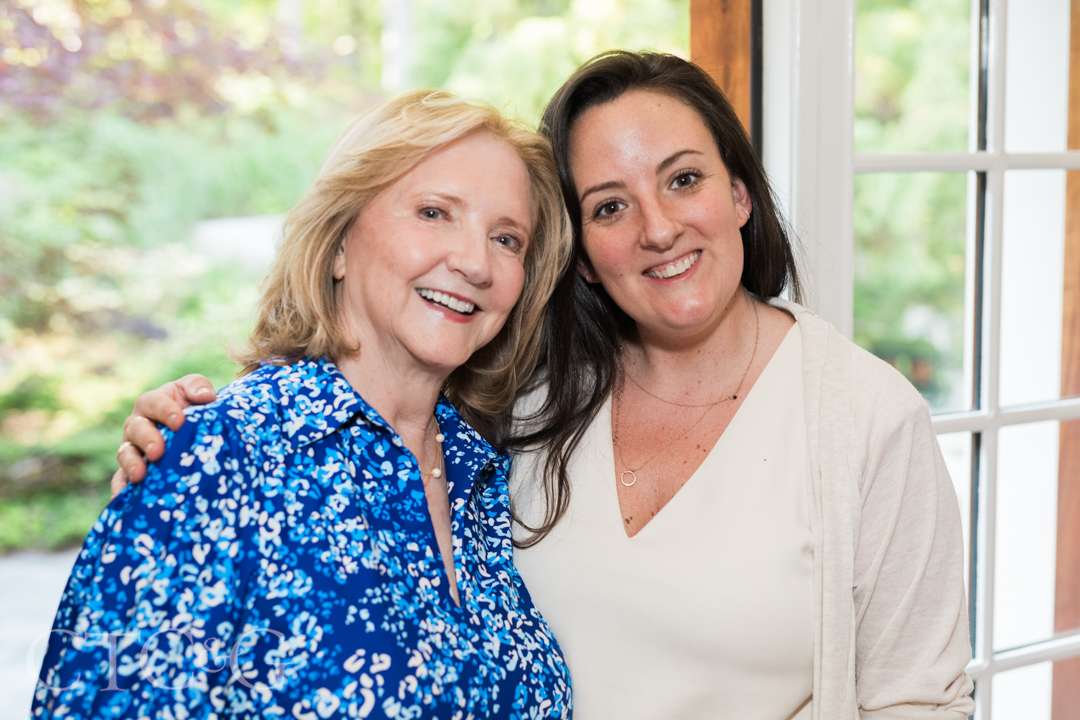 Marianne Howatson and Kimberly Warren at Champagne on the Deck
