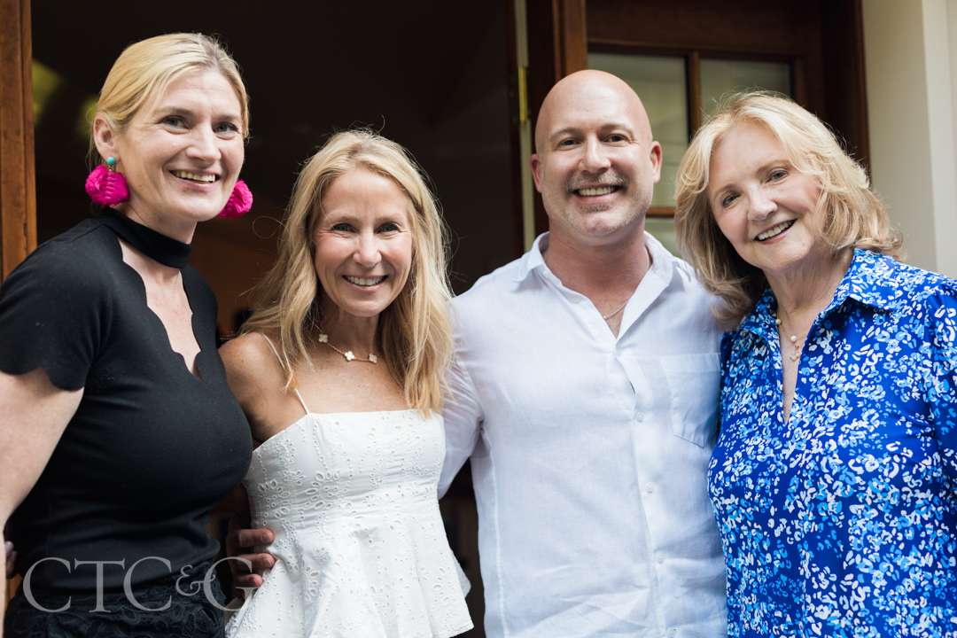 Cheryl Russ, Lisa Heissan, Luke Scully, and Marianne Howatson at Champagne on the Deck