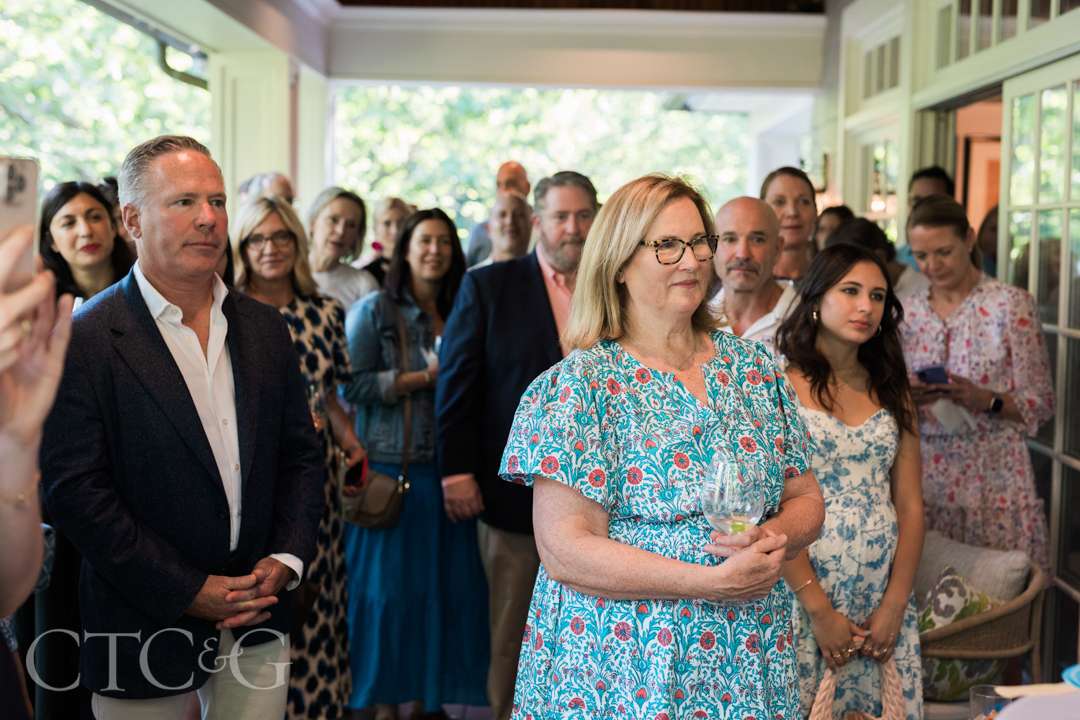 Guests at Champagne on the Deck