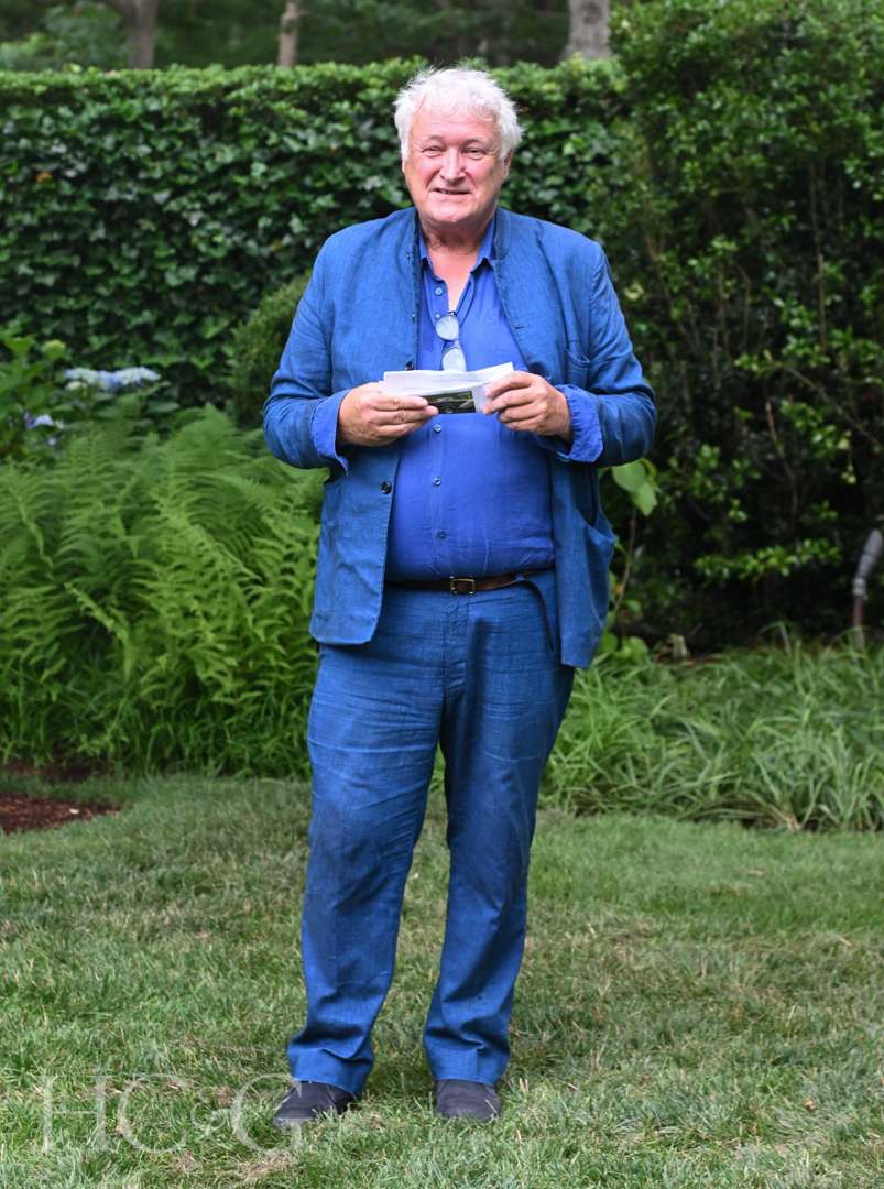David Harber at East Hampton Celebration of Art in the Garden