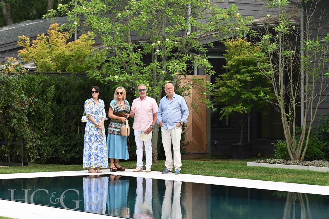 Guests at East Hampton Celebration of Art in the Garden