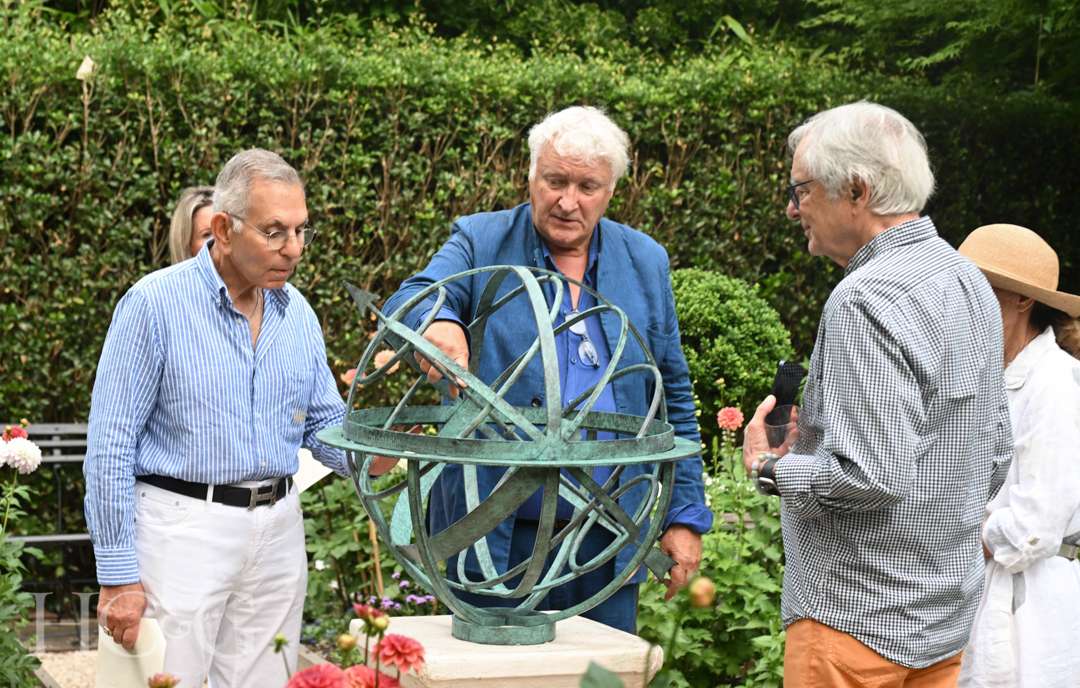 Jim Danella and David Harber at East Hampton Celebration of Art in the Garden