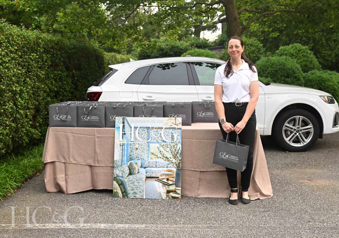 Party Favor Table at East Hampton Celebration of Art in the Garden
