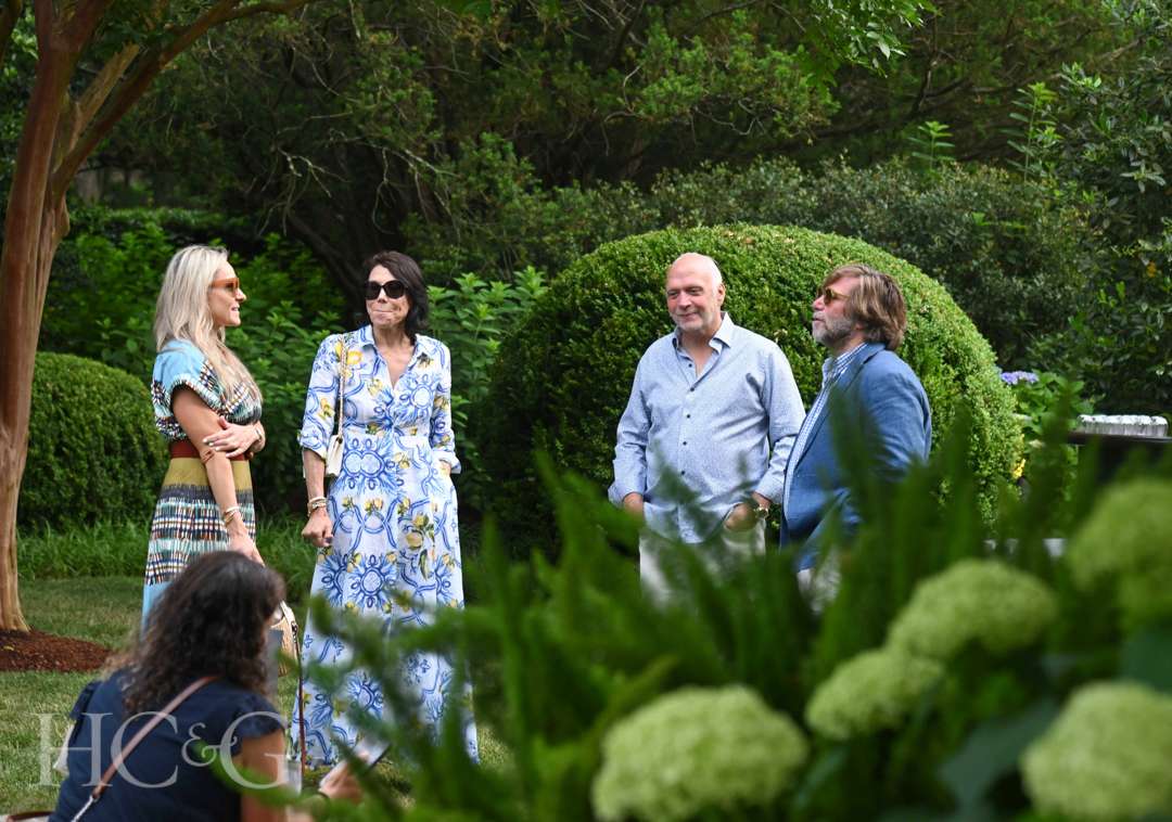 Guests at East Hampton Celebration of Art in the Garden