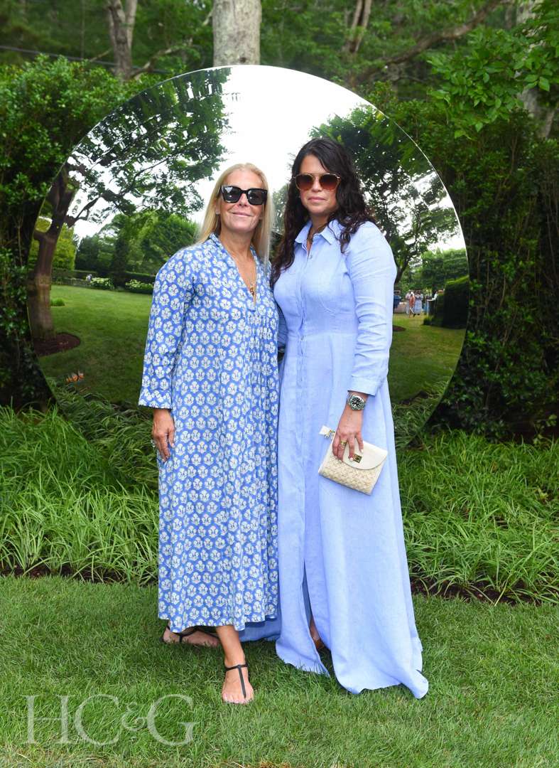 Amy Marr and Ana Oliviera at East Hampton Celebration of Art in the Garden