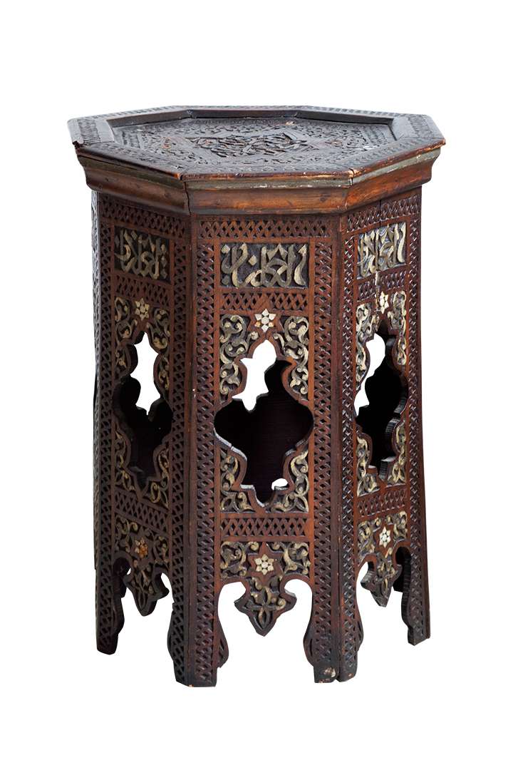 Wood antique table