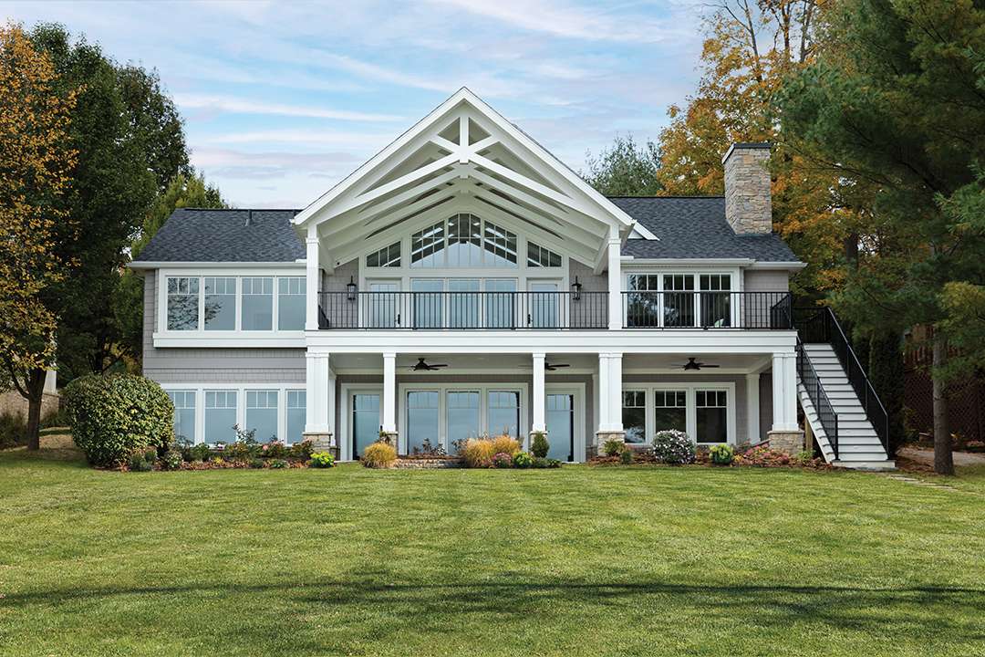 Coastal House Backyard Landscape