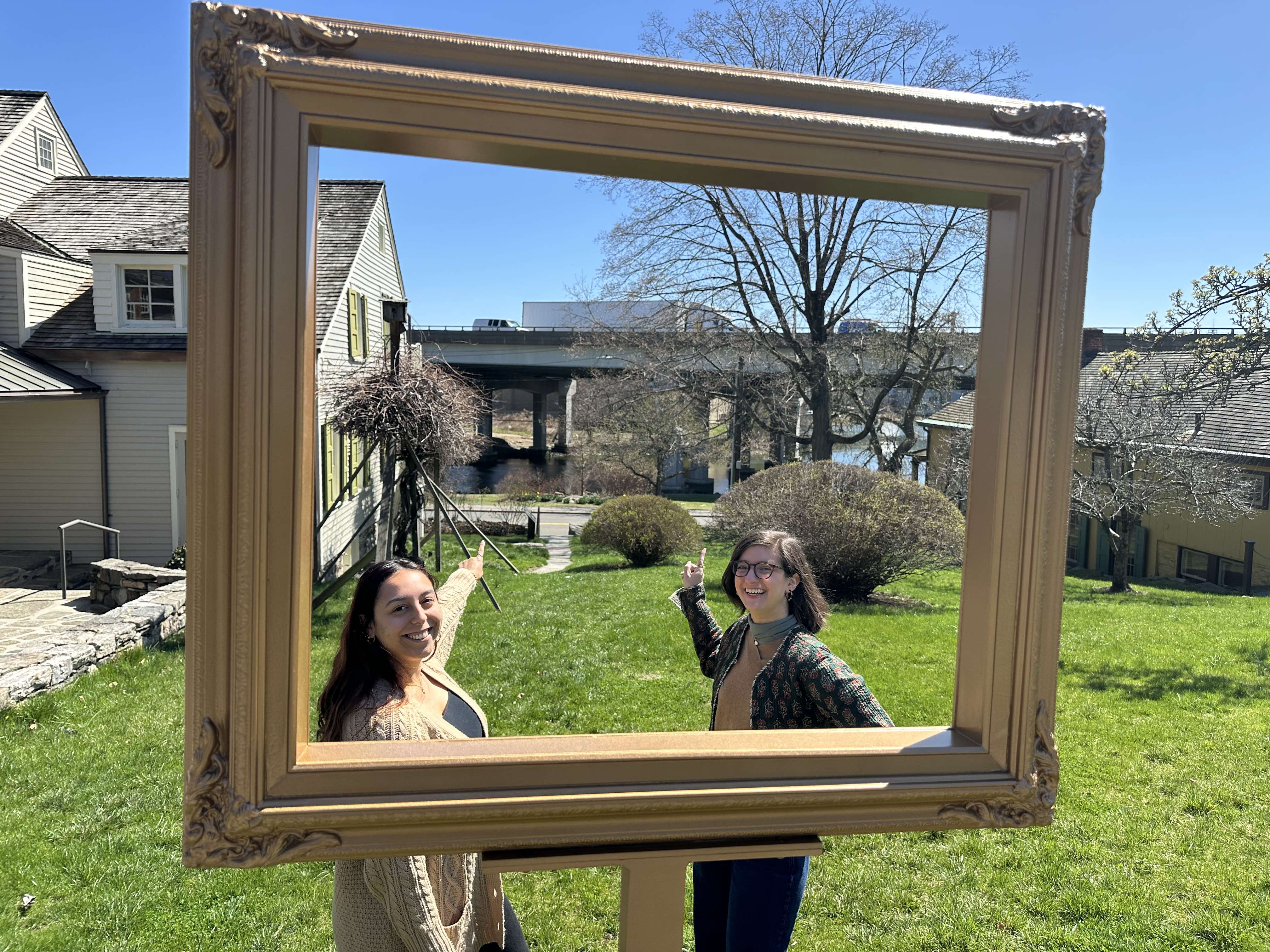 Frame statue at Greenwich History Society