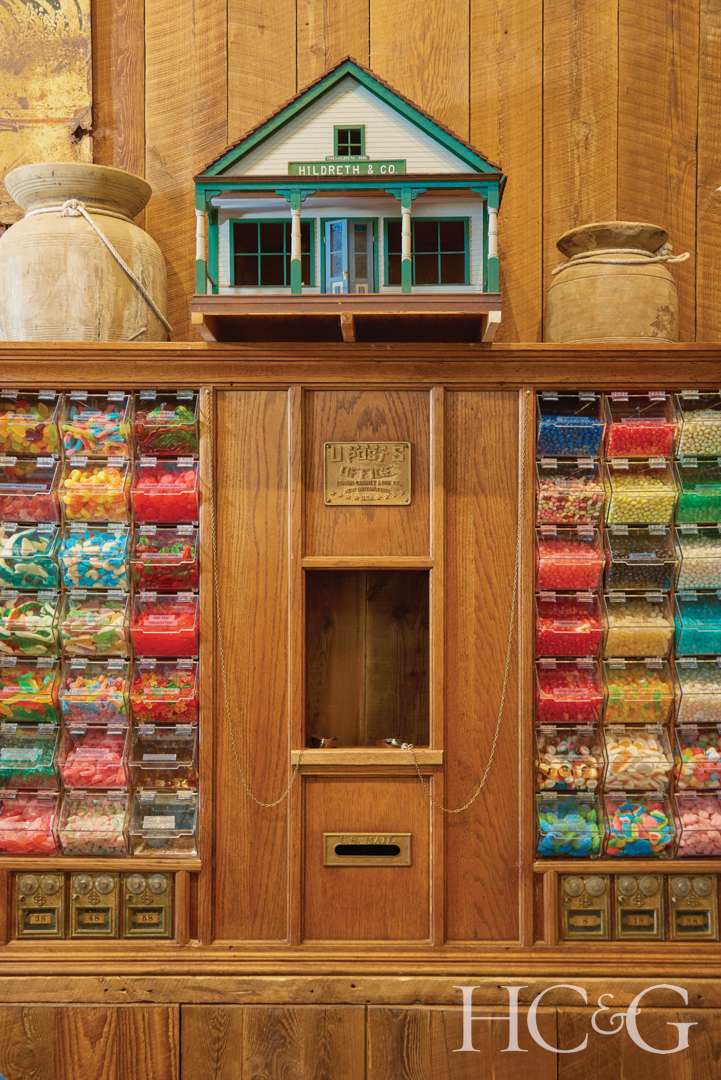 Sagaponack General Store candy collection and antique dollhouse