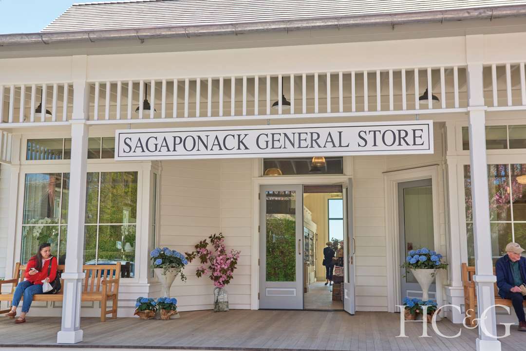 Sagaponack General Store front porch