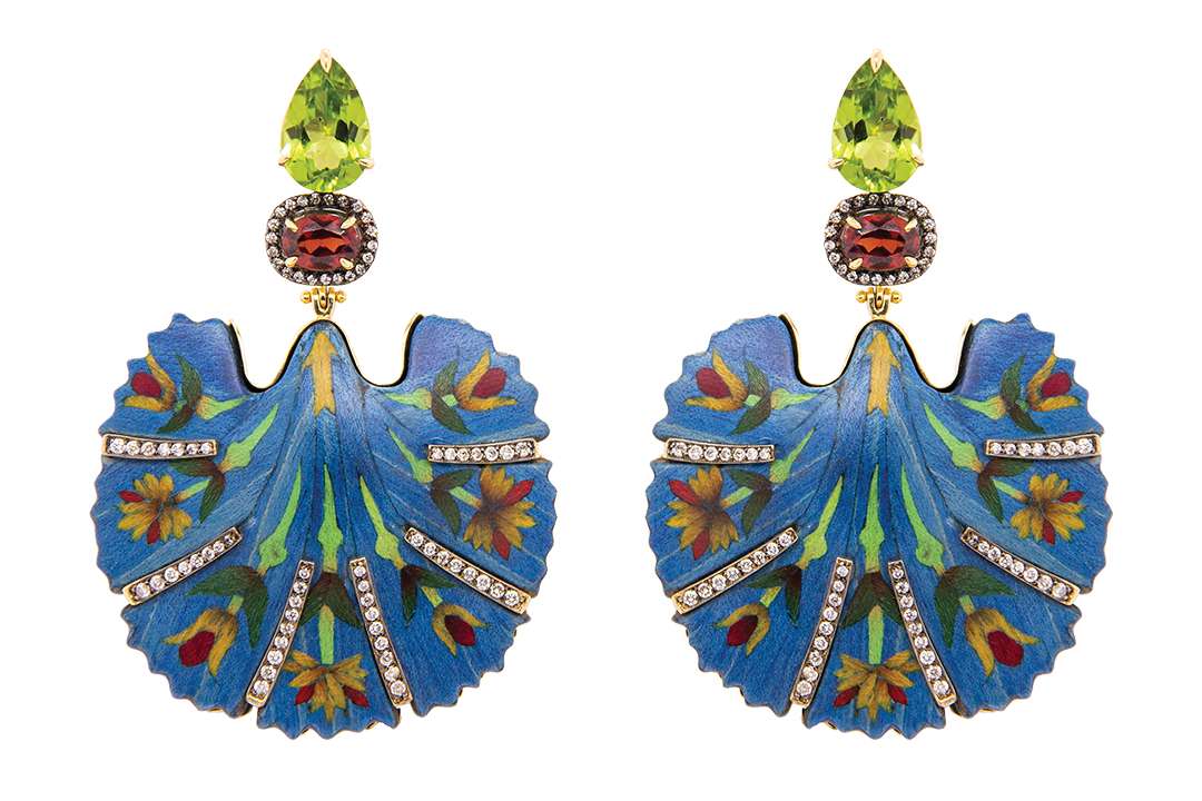 Silvia Furmanovich carnation earrings