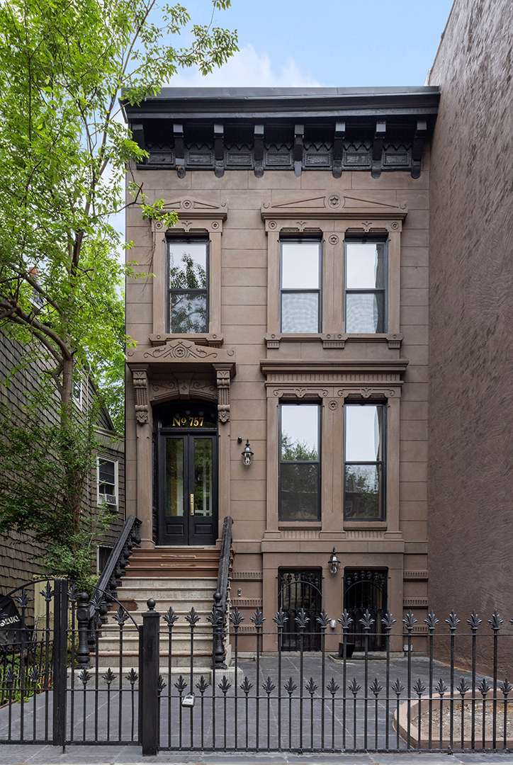 Modern Brownstone Front Exterior