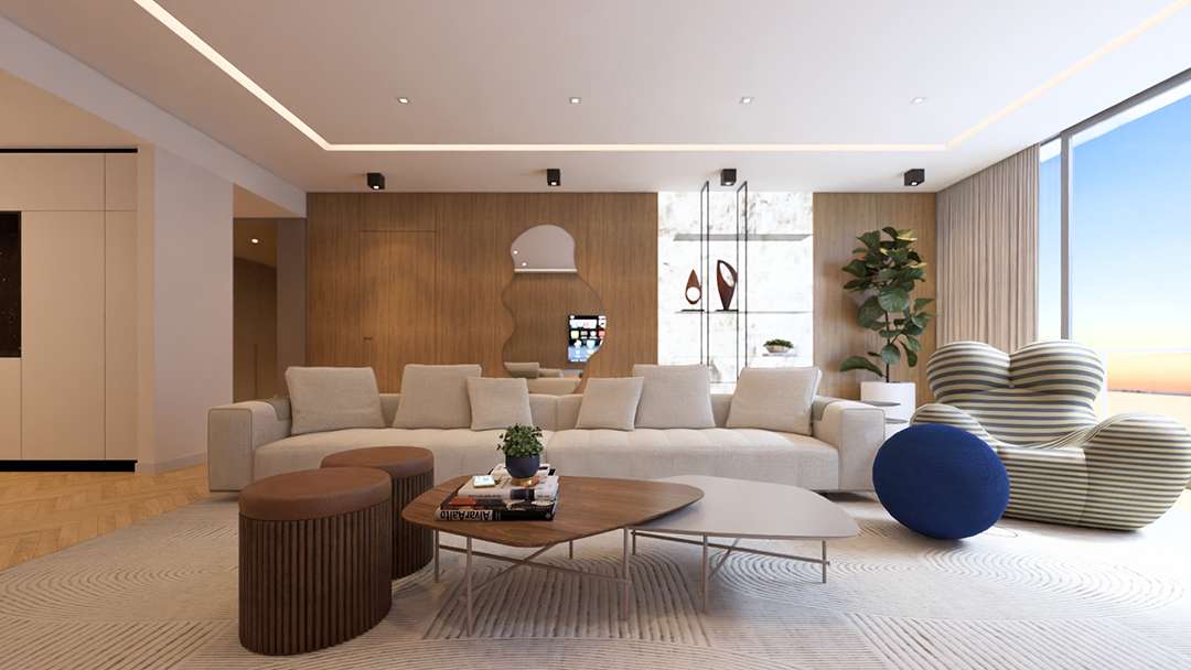 Aston Martin Miami Residence living room