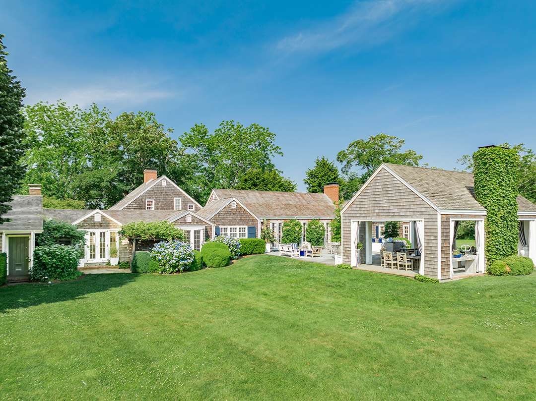 Water Mill Home Backyard Landscape